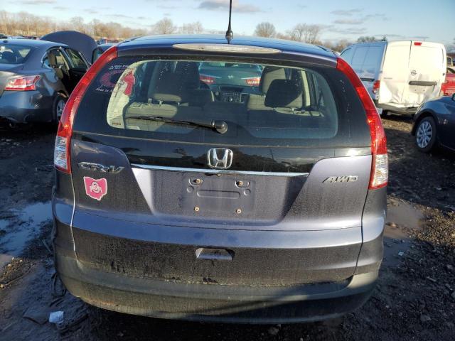 2HKRM4H36DH666368 - 2013 HONDA CR-V LX BLUE photo 6