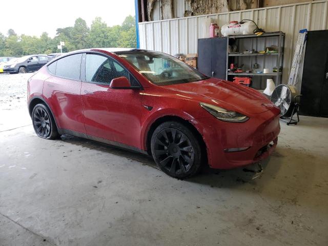 7SAYGDEE2NF387530 - 2022 TESLA MODEL Y წითელი ფოტო 4