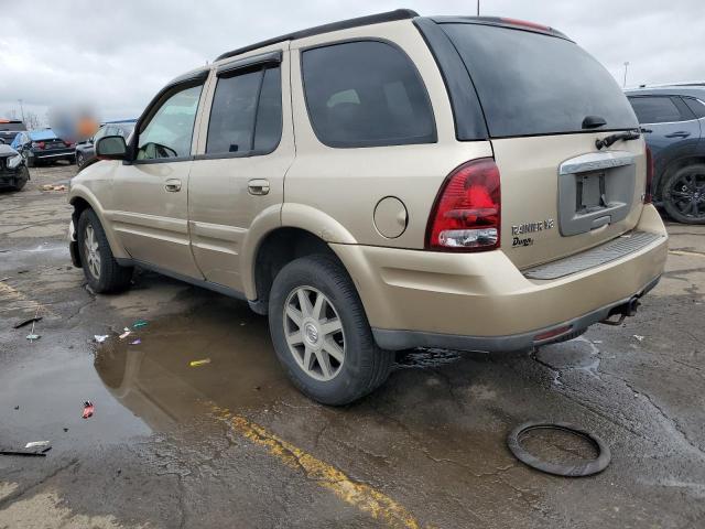 5GAET13P742260693 - 2004 BUICK RAINIER CXL TAN photo 2