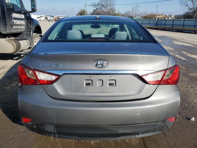 5NPEB4AC6EH943567 - 2014 HYUNDAI SONATA GLS GRAY photo 6