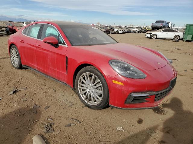 WP0AB2A71JL136319 - 2018 PORSCHE PANAMERA 4S RED photo 4