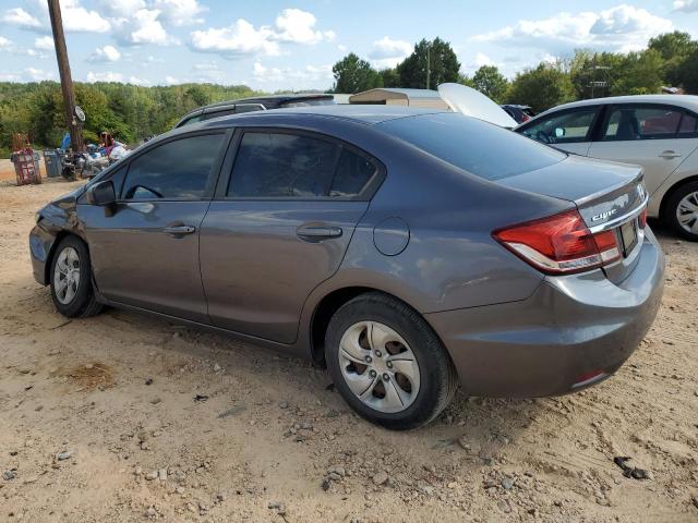 19XFB2F5XEE014845 - 2014 HONDA CIVIC LX GRAY photo 2
