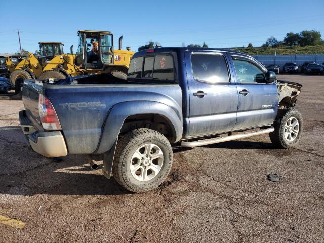 3TMLU4EN6CM099244 - 2012 TOYOTA TACOMA DOUBLE CAB BLUE photo 3