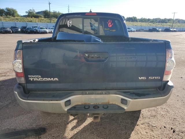 3TMLU4EN6CM099244 - 2012 TOYOTA TACOMA DOUBLE CAB BLUE photo 6