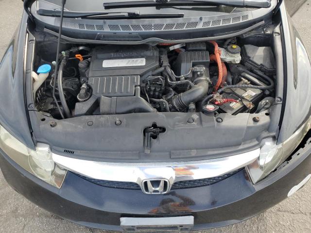 JHMFA36239S009891 - 2009 HONDA CIVIC HYBRID CHARCOAL photo 11