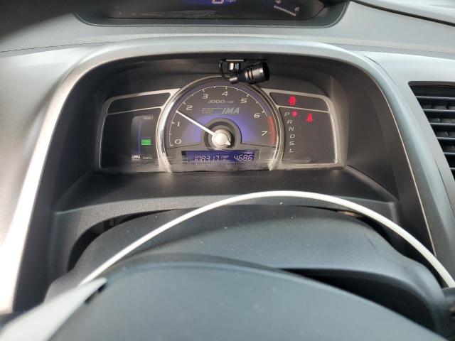 JHMFA36239S009891 - 2009 HONDA CIVIC HYBRID CHARCOAL photo 9