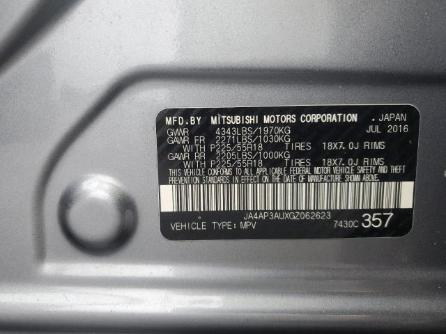 JA4AP3AUXGZ062623 - 2016 MITSUBISHI OUTLANDER ES Boz foto 13