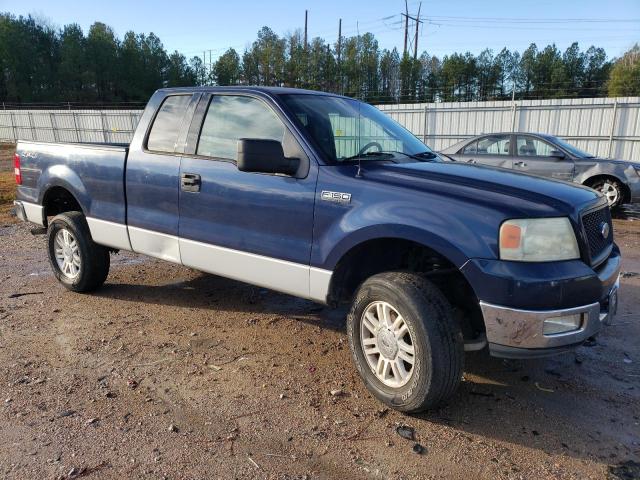 1FTPX14554NA60886 - 2004 FORD F150 BLUE photo 4