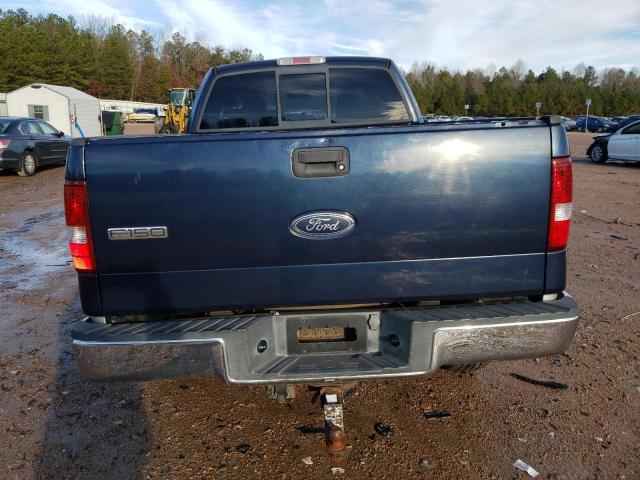 1FTPX14554NA60886 - 2004 FORD F150 BLUE photo 6