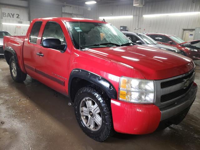 1GCEK19J07Z524059 - 2007 CHEVROLET SILVERADO K1500 RED photo 4