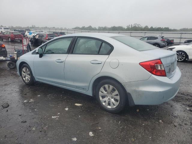 19XFB2E59CE004256 - 2012 HONDA CIVIC LX BLUE photo 2
