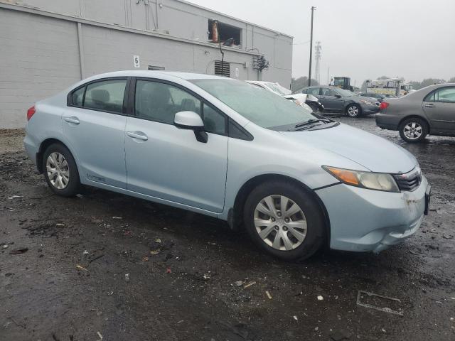 19XFB2E59CE004256 - 2012 HONDA CIVIC LX BLUE photo 4