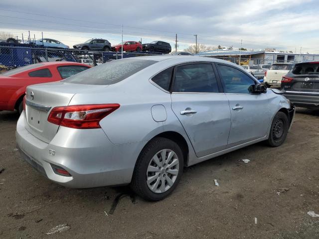 3N1AB7APXJY245742 - 2018 NISSAN SENTRA S SILVER photo 3