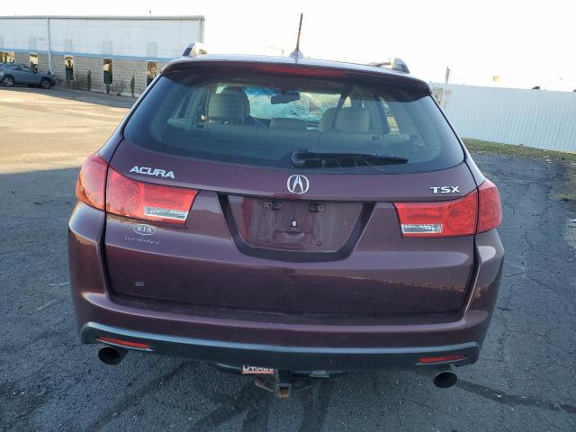 JH4CW2H54CC005162 - 2012 ACURA TSX BURGUNDY photo 6