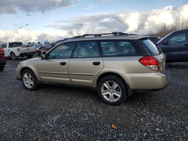 4S4BP61C087350694 - 2008 SUBARU OUTBACK 2.5I CREAM photo 2