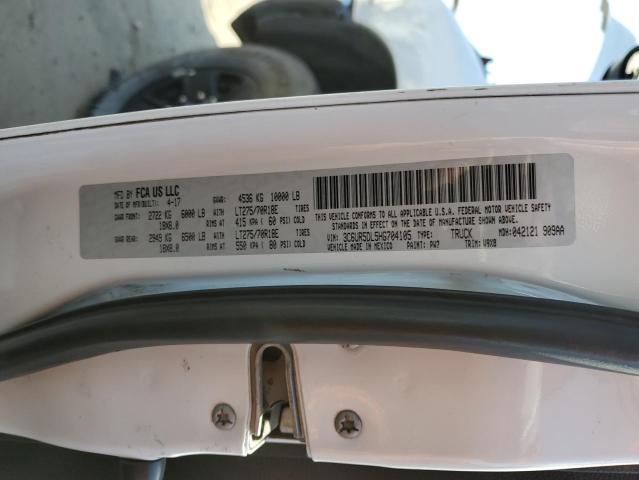 3C6UR5DL5HG704105 - 2017 RAM 2500 SLT Beyaz fotoğraf 12