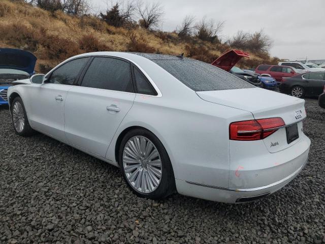 WAU32AFD8FN039564 - 2015 AUDI A8 L QUATTRO WHITE photo 2