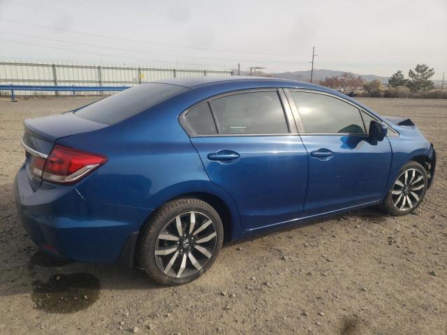 19XFB2F98EE058555 - 2014 HONDA CIVIC EXL ლურჯი ფოტო 3