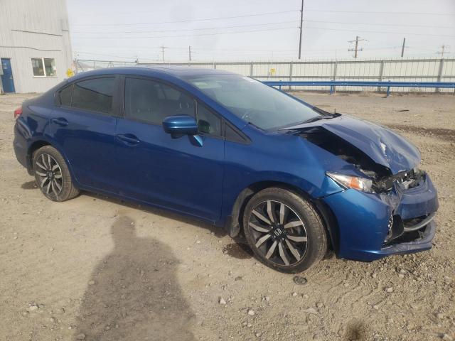 19XFB2F98EE058555 - 2014 HONDA CIVIC EXL ლურჯი ფოტო 4