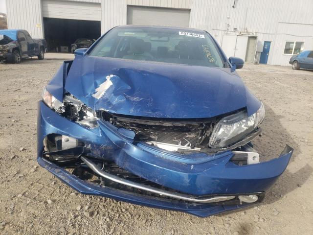 19XFB2F98EE058555 - 2014 HONDA CIVIC EXL ლურჯი ფოტო 5