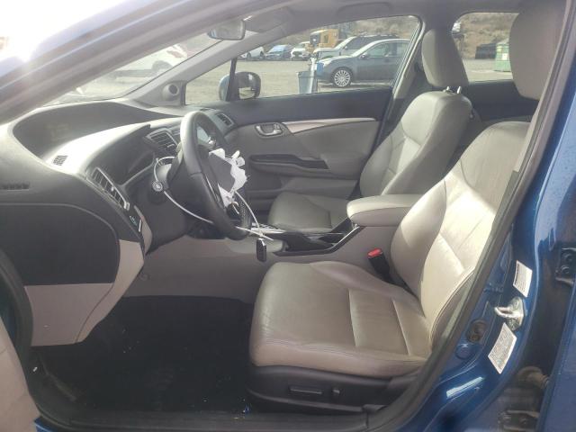 19XFB2F98EE058555 - 2014 HONDA CIVIC EXL ლურჯი ფოტო 7