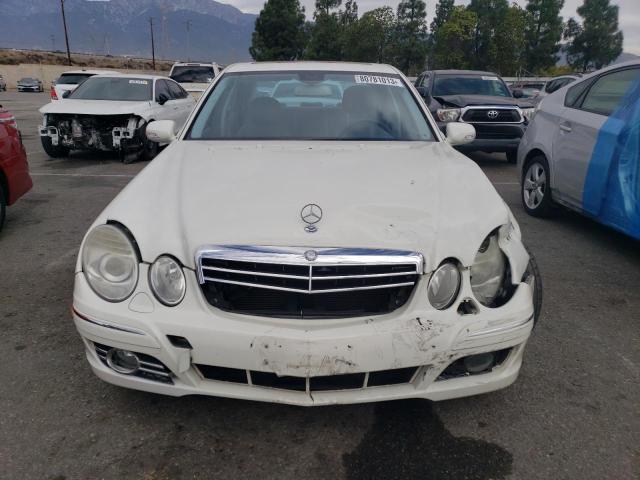 WDBUF56X78B284274 - 2008 MERCEDES-BENZ E 350 WHITE photo 5