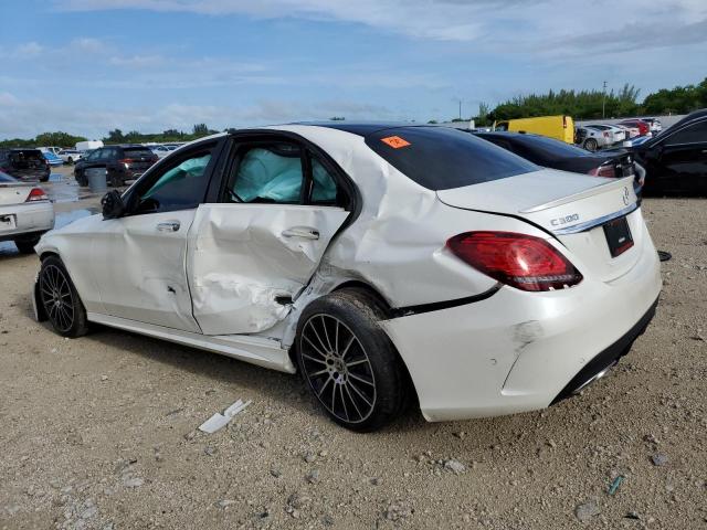 W1KWF8EB1MR610319 - 2021 MERCEDES-BENZ C 300 4MATIC WHITE photo 2