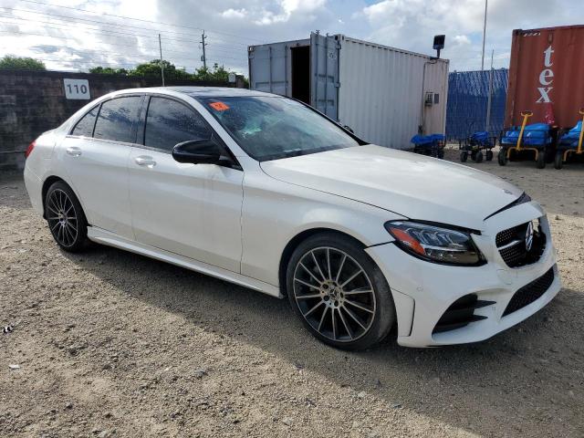 W1KWF8EB1MR610319 - 2021 MERCEDES-BENZ C 300 4MATIC WHITE photo 4