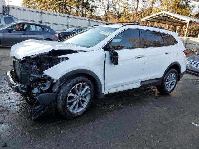 KM8SMDHF5JU268271 - 2018 HYUNDAI SANTA FE SE WHITE photo 1