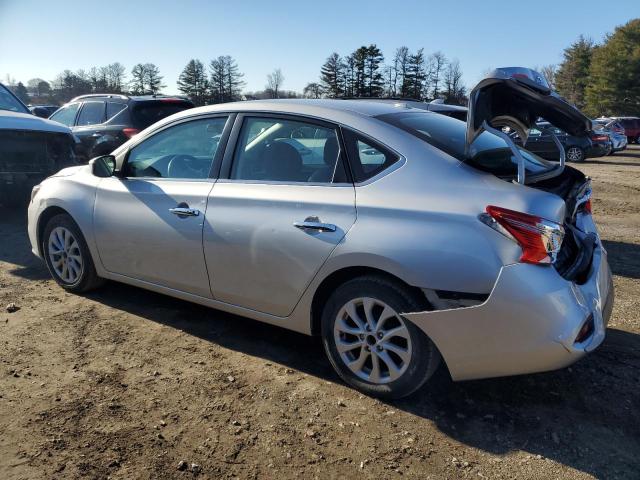 3N1AB7AP1KY336044 - 2019 NISSAN SENTRA S SILVER photo 2