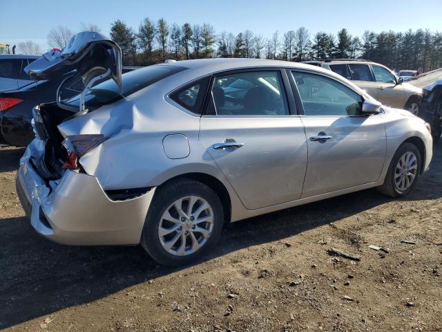 3N1AB7AP1KY336044 - 2019 NISSAN SENTRA S SILVER photo 3