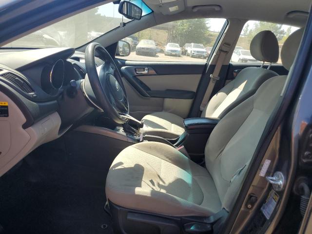 KNAFU4A29D5685398 - 2013 KIA FORTE EX CHARCOAL photo 7