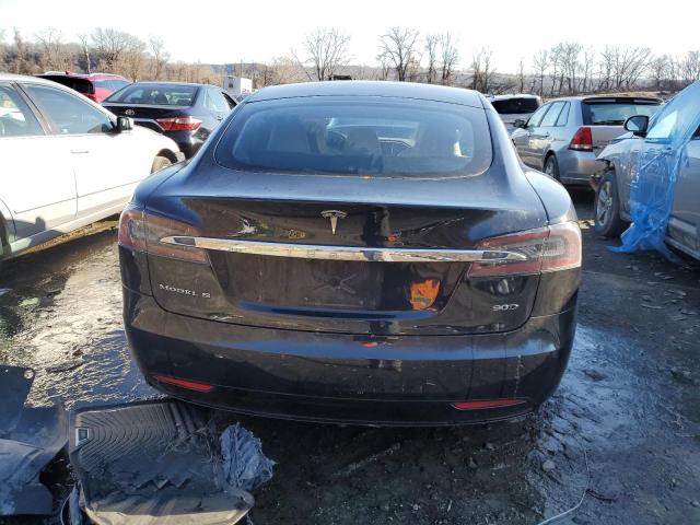 5YJSA1E26HF181091 - 2017 TESLA MODEL S შავი ფოტო 6