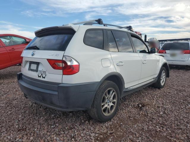 WBXPA73434WB29359 - 2004 BMW X3 2.5I WHITE photo 3