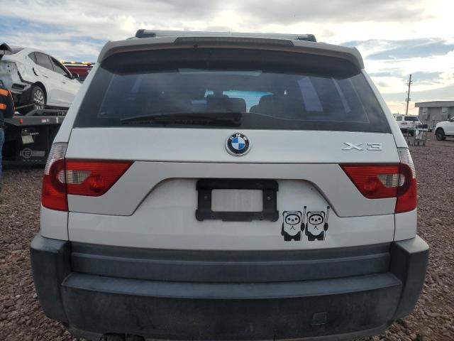 WBXPA73434WB29359 - 2004 BMW X3 2.5I WHITE photo 6