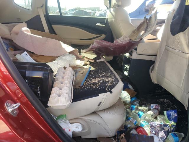 LRBFXASA3HD037628 - 2017 BUICK ENVISION PREFERRED RED photo 11