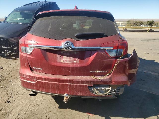 LRBFXASA3HD037628 - 2017 BUICK ENVISION PREFERRED RED photo 6
