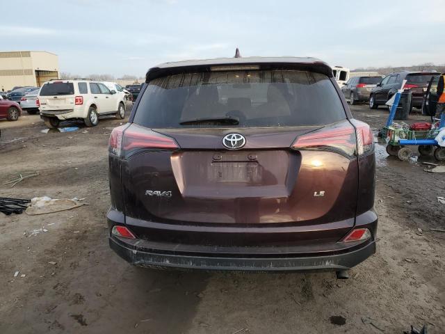 2T3ZFREV9JW443355 - 2018 TOYOTA RAV4 LE BROWN photo 6