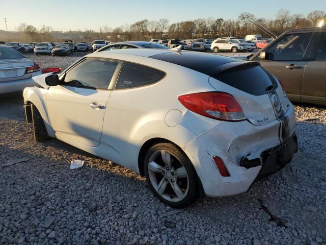 KMHTC6AD4EU215398 - 2014 HYUNDAI VELOSTER WHITE photo 2