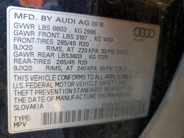 WA1LAAF7XHD028827 - 2017 AUDI Q7 PREMIUM PLUS Qara foto 14