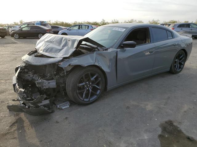 2C3CDXBG3KH638072 - 2019 DODGE CHARGER SXT GRAY photo 1