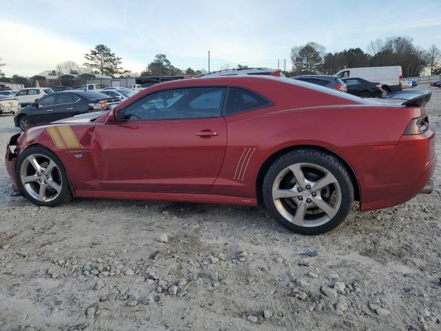 2G1FC1E33E9311325 - 2014 CHEVROLET CAMARO LT MAROON photo 2