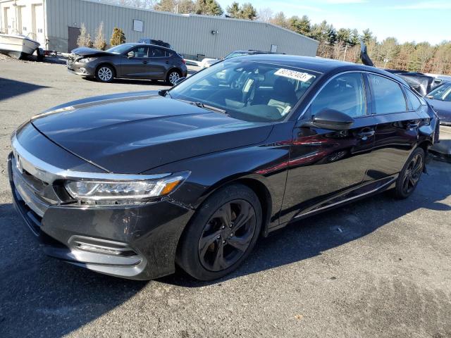 1HGCV1F46JA114760 - 2018 HONDA ACCORD EX BLACK photo 1