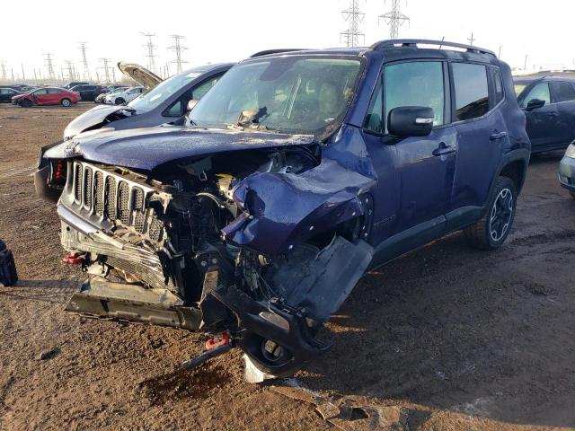 ZACCJBCT4GPD51848 - 2016 JEEP RENEGADE TRAILHAWK BLUE photo 1