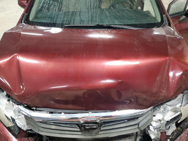 19XFB2F53CE071224 - 2012 HONDA CIVIC LX BURGUNDY photo 11