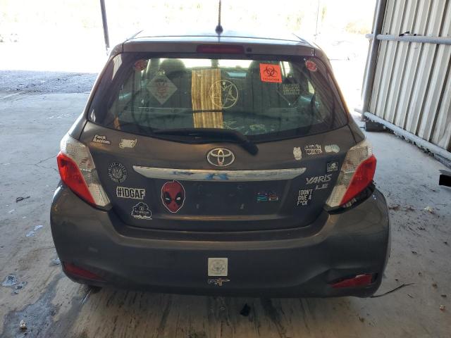 JTDKTUD30DD558411 - 2013 TOYOTA YARIS GRAY photo 6