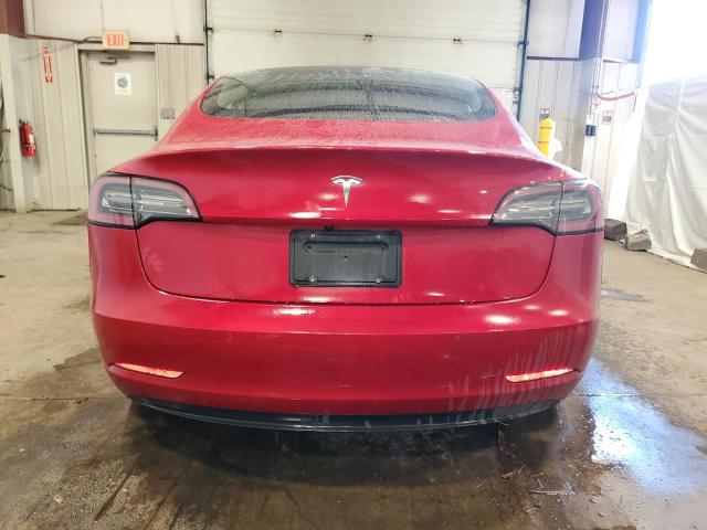 5YJ3E1EA5NF304245 - 2022 TESLA MODEL 3 RED photo 6