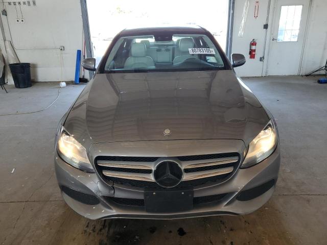 WDDWF4KB2GR145650 - 2016 MERCEDES-BENZ C 300 4MATIC SILVER photo 5