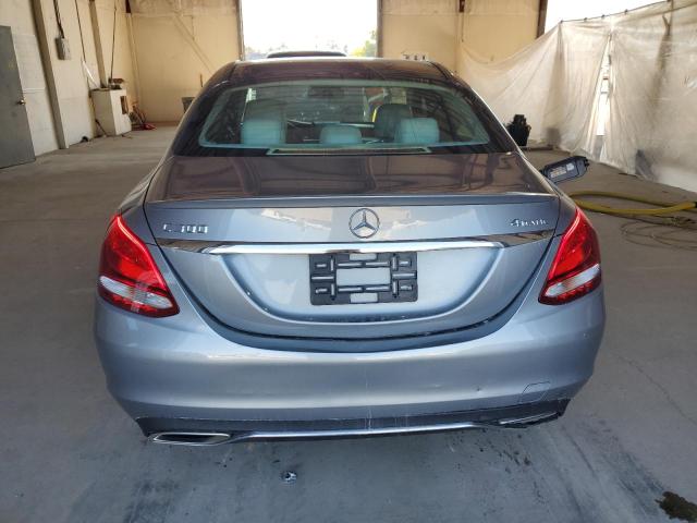 WDDWF4KB2GR145650 - 2016 MERCEDES-BENZ C 300 4MATIC SILVER photo 6
