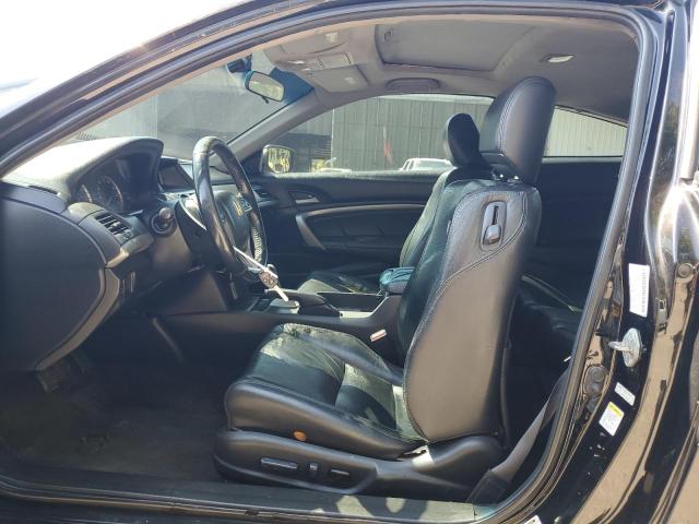 1HGCS12889A007853 - 2009 HONDA ACCORD EXL შავი ფოტო 7